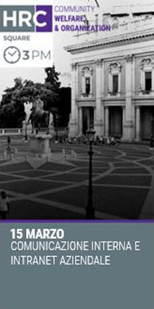 Immagine dell'evento: HRC SQUARE -  COMUNICAZIONE INTERNA E INTRANET AZIENDALE