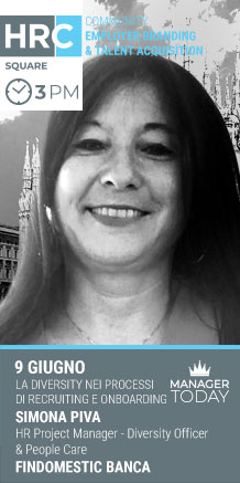 Immagine dell'evento: HRC SQUARE - LA DIVERSITY NEI PROCESSI DI RECRUITING E ONBOARDING