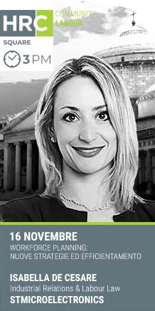 Immagine dell'evento: HRC SQUARE - WORKFORCE PLANNING: NUOVE STRATEGIE ED EFFICIENTAMENTO