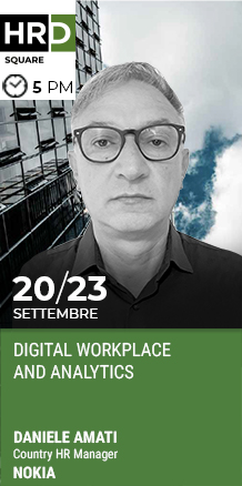 Immagine dell'evento: HRD Square - LE MODALITÀ OPERATIVE E I TOOLS A SUPPORTO DELLA NUOVA CULTURA AZIENDALE