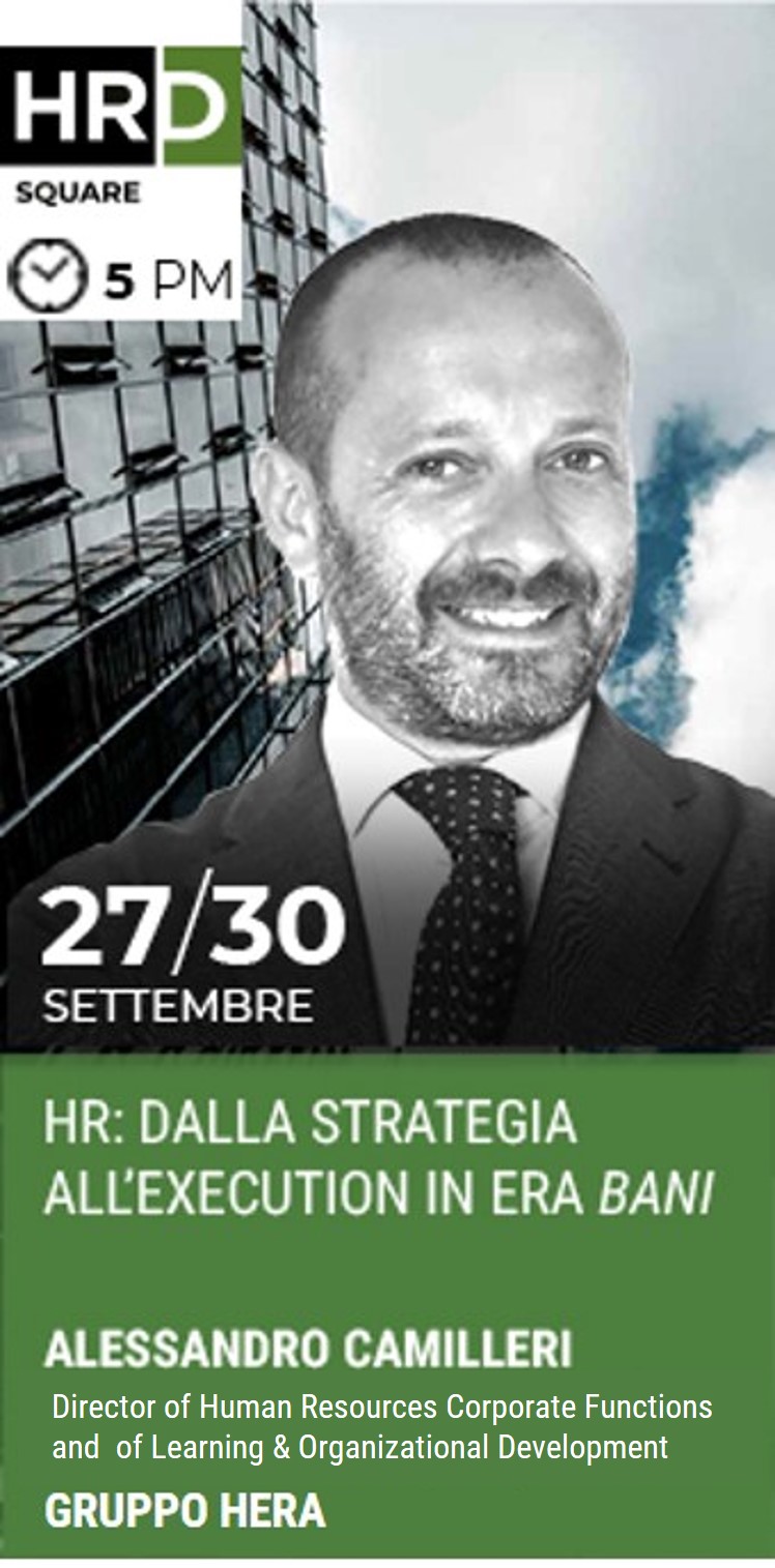 Immagine dell'evento: HRD Square - SELF EMPOWERMENT E RESILIENZA: COME ABILITARE LE PERSONE A DIVENTARE PROTAGONISTE DEL PROPRIO PERCORSO DI SVILUPPO