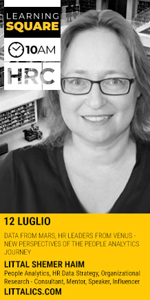 Immagine dell'evento: LEARNING SQUARE - DATA FROM MARS, HR LEADERS FROM VENUS - NEW PERSPECTIVES OF THE PEOPLE ANALYTICS JOURNEY