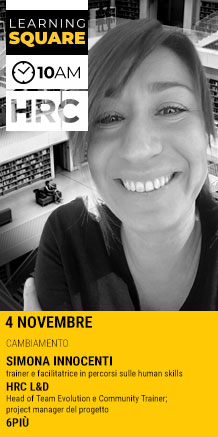 Immagine dell'evento: LEARNING SQUARE - CAMBIAMENTO