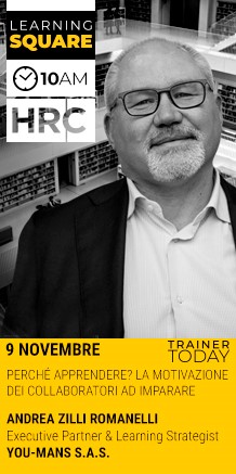 Immagine dell'evento: LEARNING SQUARE - PERCHÉ APPRENDERE? LA MOTIVAZIONE DEI COLLABORATORI AD IMPARARE