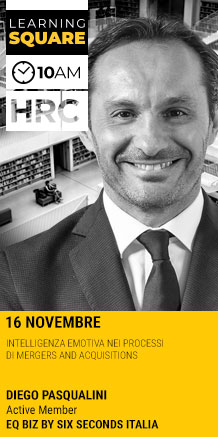 Immagine dell'evento: LEARNING SQUARE - INTELLIGENZA EMOTIVA NEI PROCESSI DI MERGERS AND ACQUISITIONS