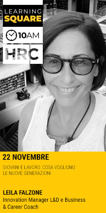 Immagine dell'evento: LEARNING SQUARE - GIOVANI E LAVORO: COSA VOGLIONO LE NUOVE GENERAZIONI
