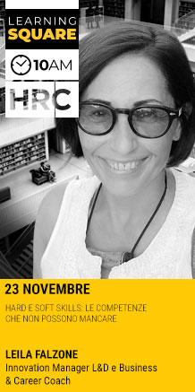 Immagine dell'evento: LEARNING SQUARE - HARD E SOFT SKILLS: LE COMPETENZE CHE NON POSSONO MANCARE