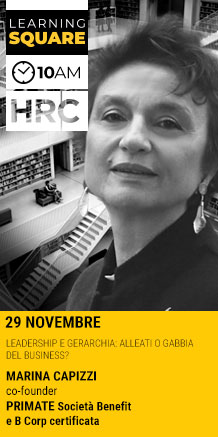 Immagine dell'evento: LEARNING SQUARE - LEADERSHIP E GERARCHIA: ALLEATI O GABBIA DEL BUSINESS?