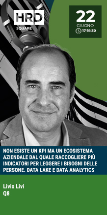 Immagine dell'evento: NON ESISTE UN KPI MA UN ECOSISTEMA AZIENDALE DAL QUALE RACCOGLIERE PIÙ INDICATORI PER LEGGERE I BISOGNI DELLE PERSONE.