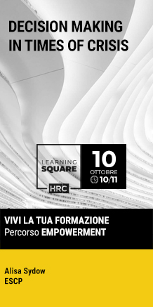 Immagine dell'evento: LEARNING SQUARE - DECISION MAKING IN TIMES OF CRISIS