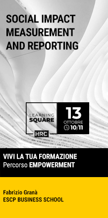 Immagine dell'evento: LEARNING SQUARE - SOCIAL IMPACT MEASUREMENT AND REPORTING