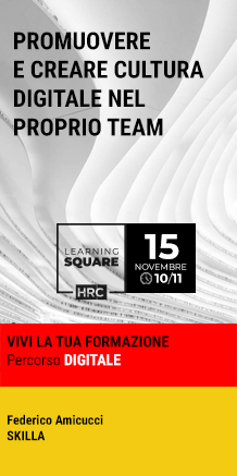 Immagine dell'evento: LEARNING SQUARE - PROMUOVERE E CREARE CULTURA DIGITALE NEL PROPRIO TEAM