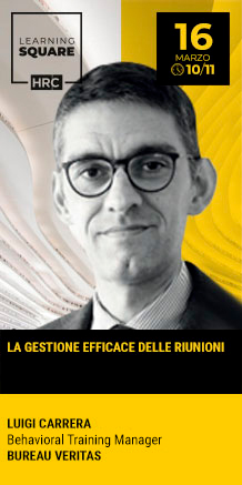 Immagine dell'evento: LEARNING SQUARE - LA GESTIONE EFFICACE DELLE RIUNIONI