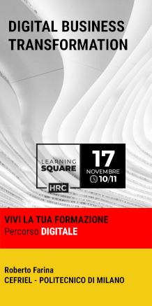 Immagine dell'evento: LEARNING SQUARE - DIGITAL BUSINESS TRANSFORMATION