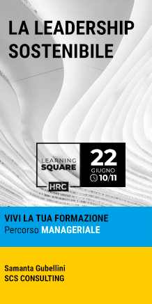 Immagine dell'evento: LEARNING SQUARE - LA LEADERSHIP SOSTENIBILE