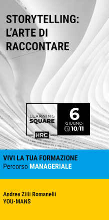 Immagine dell'evento: LEARNING SQUARE - STORYTELLING: L’ARTE DI RACCONTARE