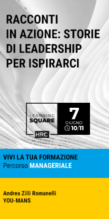 Immagine dell'evento: LEARNING SQUARE - RACCONTI IN AZIONE: STORIE DI LEADERSHIP PER ISPIRARCI