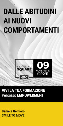 Immagine dell'evento: LEARNING SQUARE - DALLE ABITUDINI AI NUOVI COMPORTAMENTI