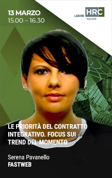 Immagine dell'evento: LE PRIORITÀ DEL CONTRATTO INTEGRATIVO. FOCUS SUI TREND DEL MOMENTO