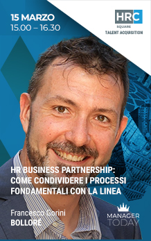 Immagine dell'evento: HR BUSINESS PARTNERSHIP: COME CONDIVIDERE I PROCESSI DI SELEZIONE E NON SOLO CON LA LINEA