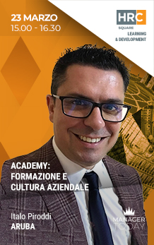 Immagine dell'evento: ACADEMY: FORMAZIONE E CULTURA AZIENDALE