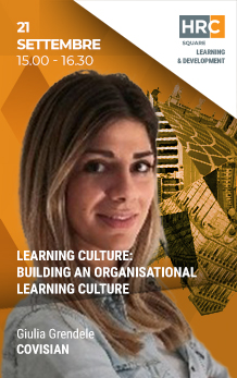 Immagine dell'evento: LEARNING CULTURE: BUILDING AN ORGANISATIONAL LEARNING CULTURE