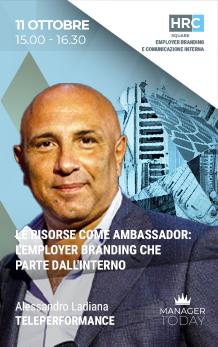 Immagine dell'evento: LE RISORSE COME AMBASSADOR: L'EMPLOYER BRANDING CHE PARTE DALL'INTERNO