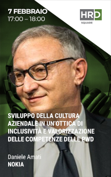 Immagine dell'evento: SVILUPPO DELLA CULTURA AZIENDALE IN UN’OTTICA DI INCLUSIVITÀ E VALORIZZAZIONE DELLE COMPETENZE DELLE PWD