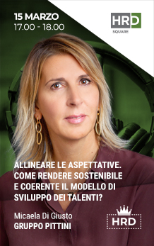Immagine dell'evento: ALLINEARE LE ASPETTATIVE. COME RENDERE SOSTENIBILE E COERENTE IL MODELLO DI SVILUPPO DEI TALENTI?
