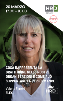 Immagine dell'evento: COSA RAPPRESENTA LA GRATITUDINE NELLE NOSTRE ORGANIZZAZIONI E COME PUÒ SUPPORTARE LA PERFORMANCE