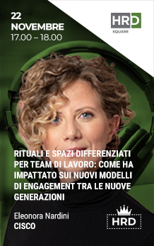 Immagine dell'evento: RITUALI E SPAZI DIFFERENZIATI PER TEAM DI LAVORO: COME HA IMPATTATO SUI NUOVI MODELLI DI ENGAGEMENT TRA LE NUOVE GENERAZIONI