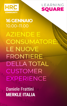 Immagine dell'evento: AZIENDE E CONSUMATORE: LE NUOVE FRONTIERE DELLA TOTAL CUSTOMER EXPERIENCE