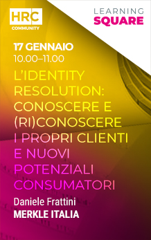 Immagine dell'evento: L’IDENTITY RESOLUTION: CONOSCERE E (RI)CONOSCERE I PROPRI CLIENTI E NUOVI POTENZIALI CONSUMATORI