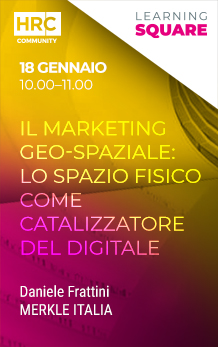 Immagine dell'evento: IL MARKETING GEO-SPAZIALE: LO SPAZIO FISICO COME CATALIZZATORE DEL DIGITALE