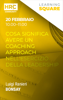 Immagine dell'evento: Cosa significa avere un coaching approach nell’esercizio della Leadership
