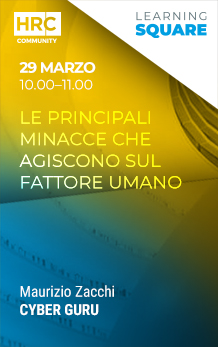 Le principali minacce che agiscono sul fattore umano