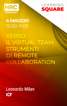 Immagine dell'evento: VERSO IL VIRTUAL TEAM: STRUMENTI DI REMOTE COLLABORATION