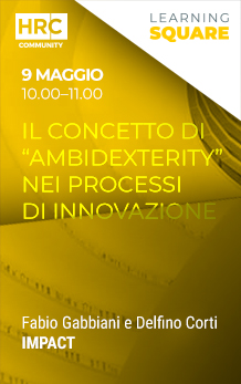 Immagine dell'evento: Il concetto di “ambidexterity” nei processi di innovazione