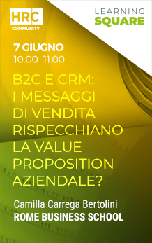 B2C E CRM: I MESSAGGI DI VENDITA RISPECCHIANO LA VALUE PROPOSITION AZIENDALE?