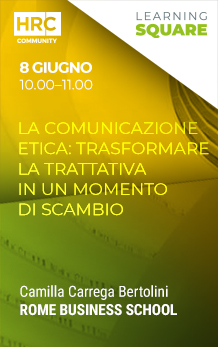 LA COMUNICAZIONE ETICA: TRASFORMARE LA TRATTATIVA IN UN MOMENTO DI SCAMBIO