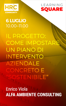 Immagine dell'evento: IL PROGETTO: COME IMPOSTARE UN PIANO DI INTERVENTO AZIENDALE CONCRETO E “SOSTENIBILE”