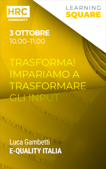 Immagine dell'evento: TRASFORMA! IMPARIAMO A TRASFORMARE GLI INPUT