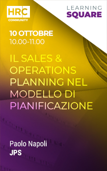 Immagine dell'evento: IL SALES & OPERATIONS PLANNING NEL MODELLO DI PIANIFICAZIONE