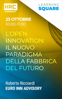 Immagine dell'evento: L’OPEN INNOVATION: IL NUOVO PARADIGMA DELLA FABBRICA DEL FUTURO
