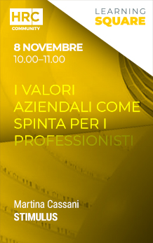 Immagine dell'evento: I VALORI AZIENDALI COME SPINTA PER I PROFESSIONISTI