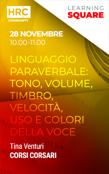 Immagine dell'evento: LINGUAGGIO PARAVERBALE: TONO, VOLUME, TIMBRO, VELOCITÀ, USO E COLORI DELLA VOCE