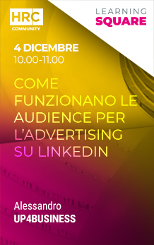 Immagine dell'evento: COME FUNZIONANO LE AUDIENCE PER L’ADVERTISING SU LINKEDIN