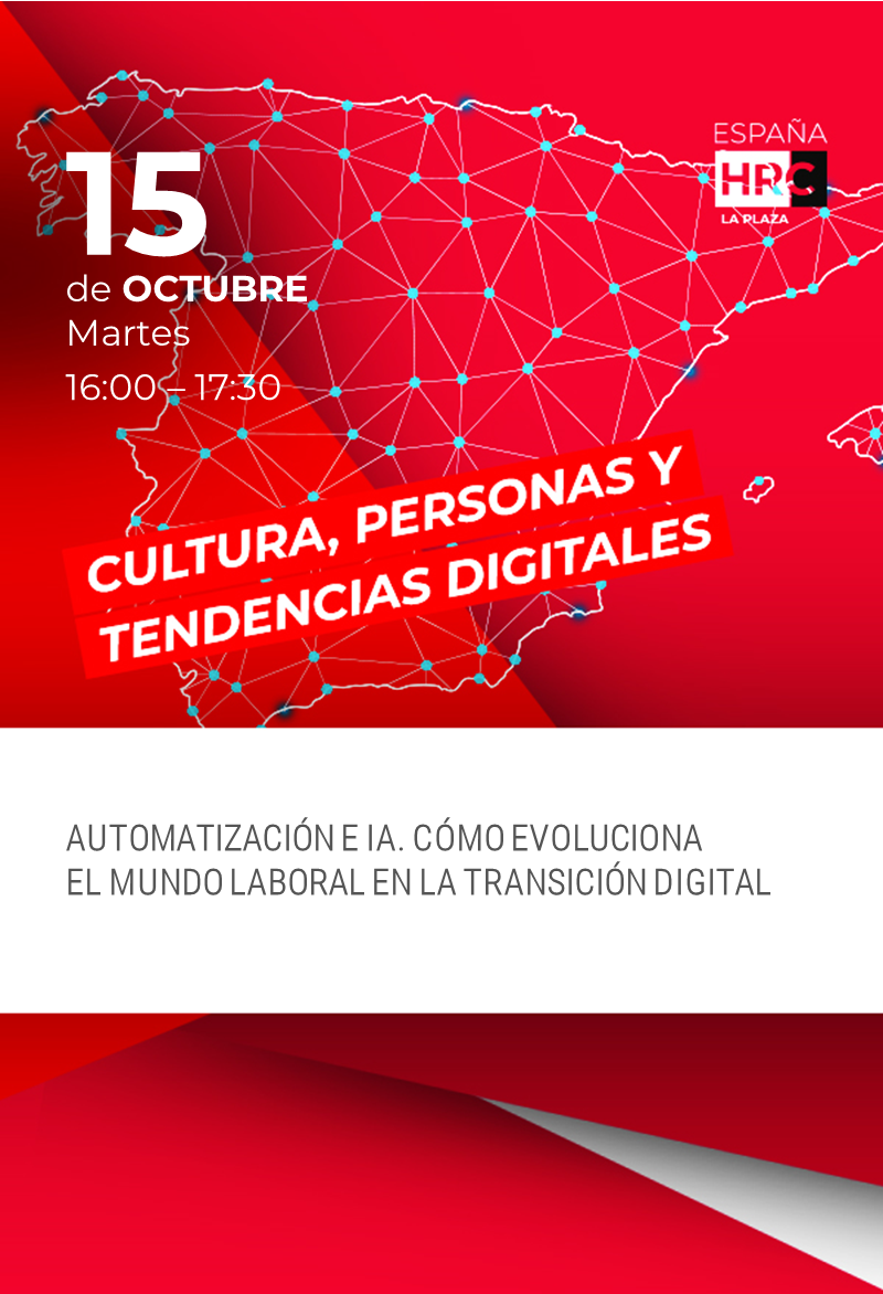Immagine dell'evento: AUTOMATIZACIÓN E IA. CÓMO EVOLUCIONA EL MUNDO LABORAL EN LA TRANSICIÓN DIGITAL