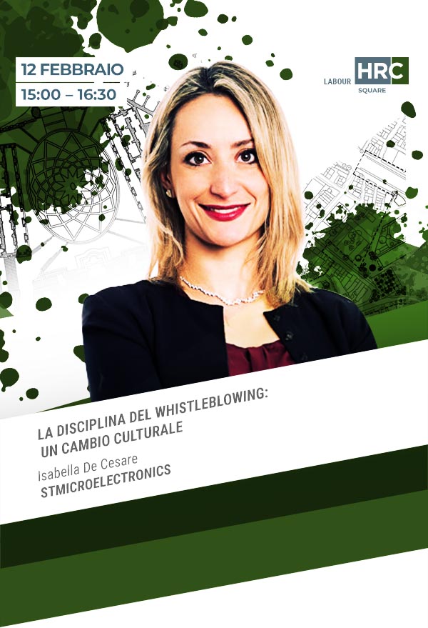 Immagine dell'evento: LA DISCIPLINA DEL WHISTLEBLOWING, UN CAMBIO CULTURALE