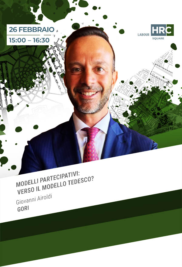 Immagine dell'evento: MODELLI PARTECIPATIVI. VERSO IL MODELLO TEDESCO?